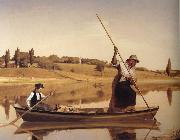 William Sidney Mount Eel Spearing at Setauket china oil painting reproduction